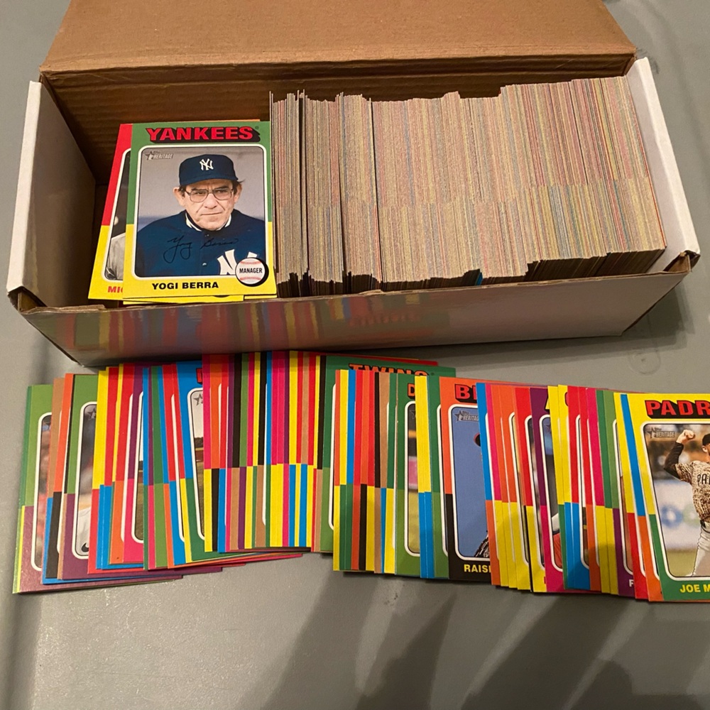 Vintage Baseball Trading Cards Collection